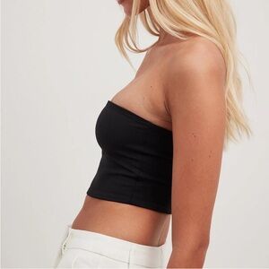 NA-KD Double Folded Cropped Tube Top